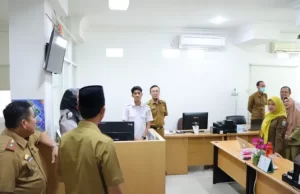 Walikota Palembang Silaturahmi ke OPD Jelang Akhir Masa Jabatan Kunjungan Walikota Palembang Harnojoyo ke Bappeda Litbang Kota Palembang