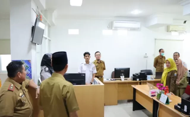 Kunjungan Walikota Palembang Harnojoyo ke Bappeda Litbang Kota Palembang