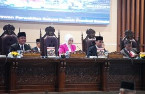 DPRD Sumsel Dengarkan 4 Raperda Usulan Pemprov Sumsel Pada Paripurna Ke LXI