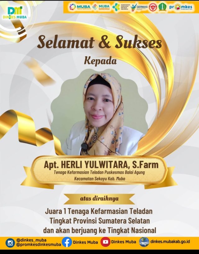 Siap Maju Tingkat Nasional , Empat Nakes Muba Raih Juara Tenaga Kesehatan Teladan