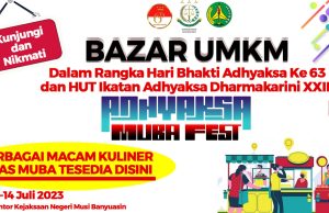 Boyong UMKM Khas Muba Jualan di Kantor Kejari