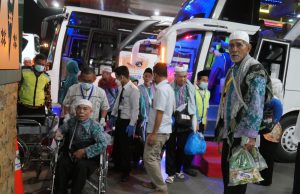 Jemaah Gelombang Kedua Debarkasi Palembang Tiba di Tanah Air