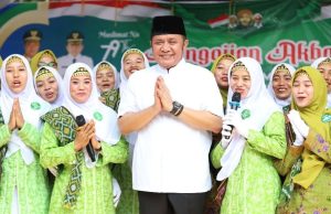 Peringatan Harlah Muslimat dan Fatayat NU, Gubernur Deru Titip Pesan Syukur dan Sabar