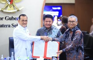 Gubernur Herman Deru Saksikan Penandatanganan NPHD antara Pemprov Sumsel dan Unsri