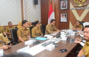 Sekda Sumsel Edward Candra Pimpin Rapat Persiapan Kunker Menko Polkam di Sumsel